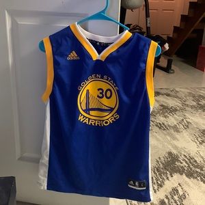 Golden state warriors youth Curry jersey